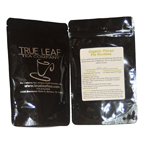 True Leaf Tea Organic Pecan Pie Rooibos Tea 2 OZ Holiday Brews